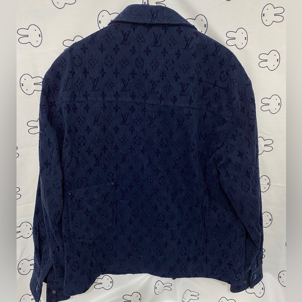 Louis Vuitton Dark Navy Monogram Shirt Jacket - Picture 6 of 11